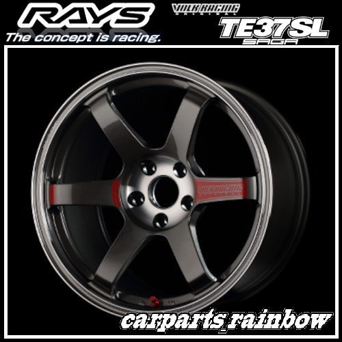 ★RAYS/レイズ VOLKRACING ボルクレーシング TE37 SAGA SL 18×8.5J 5/114.3 +45★プレスドグラファイト(PG)★4本価格★の画像1