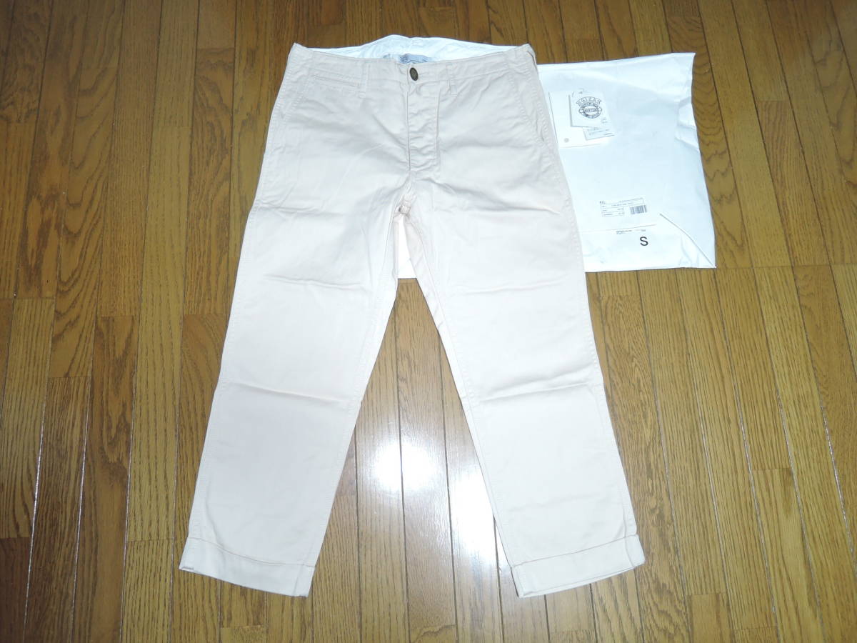 VISVIM ビズビム HIGHER-WATER CHINO S IVORY GIZA ７分丈チノパンツ ヴィズヴィム / アイボリー コットンPT_画像2