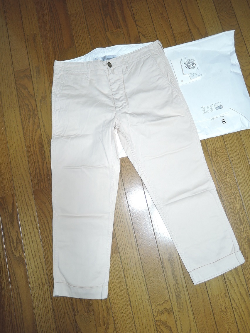 VISVIM ビズビム HIGHER-WATER CHINO S IVORY GIZA ７分丈チノパンツ ヴィズヴィム / アイボリー コットンPT_画像1