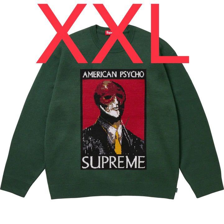 Supreme American Psycho Sweater Green XXL シュプリーム アメリカンサイコ セーター グリーン_画像1