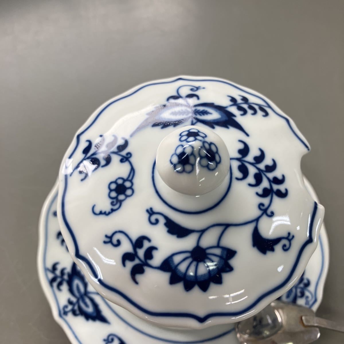【シュガーポット 陶器 食器】BLUE danube セット売り【B1-2①】0901_画像2