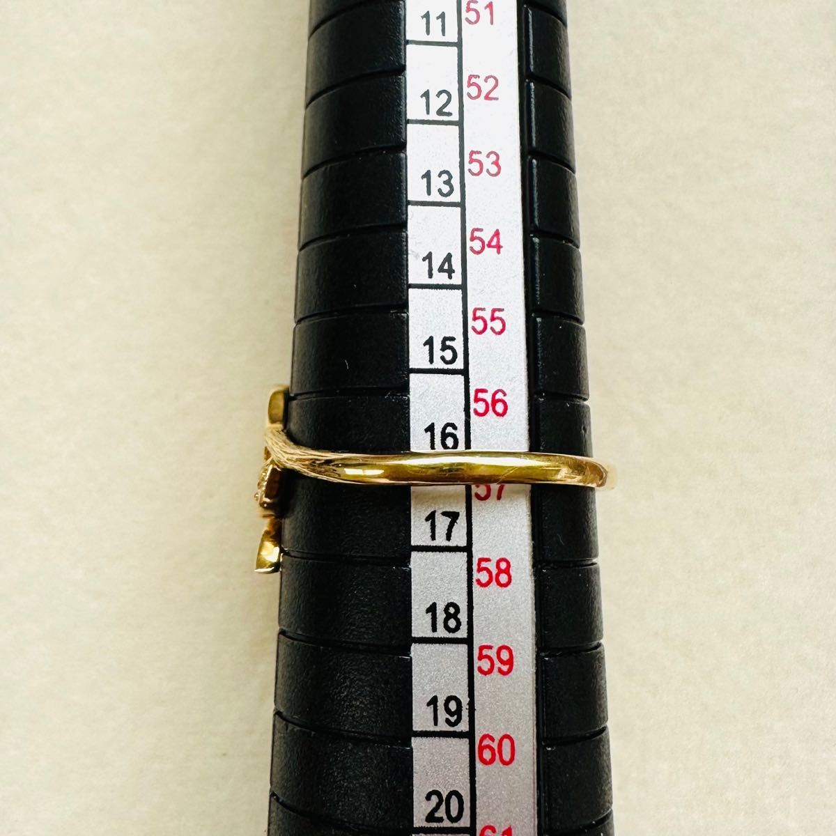 ベーネベーネ K18 YG リーフ ダイヤモンドリング ローズカット ベーネベーネ K18 YG リーフ ダイヤモンドリング ローズカット