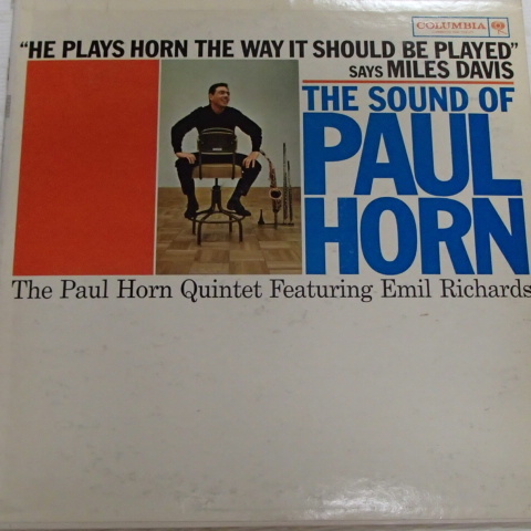 SOUND OF PAUL HORN 　ポール・ホーン　「米輸入盤」_画像1