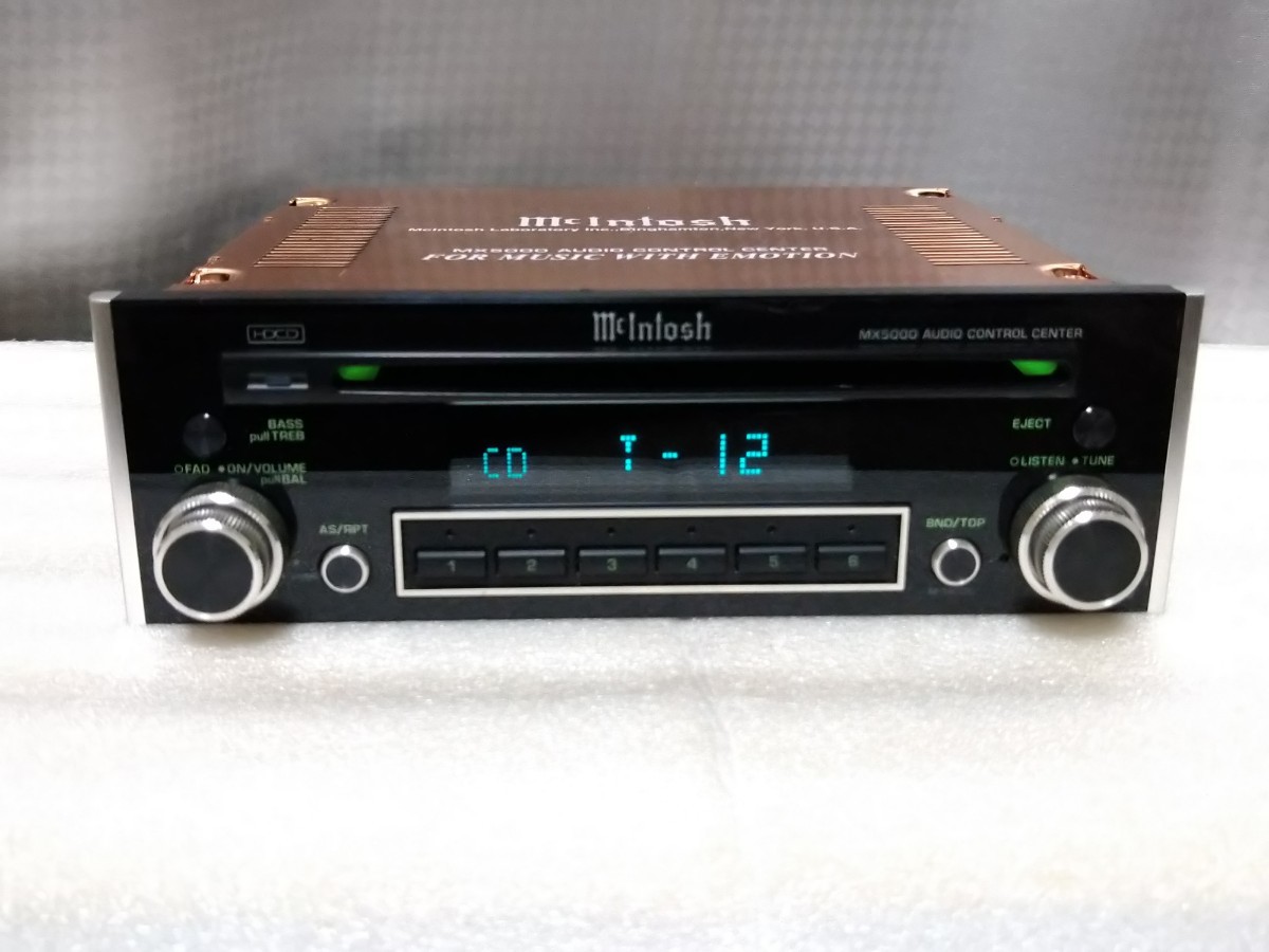 送料無料 Mcintosh MX5000 AUDIO CONTROL CENTER CD 1DIN アンプレス マッキントッシュ 販売終了モデル 当時物 稀少の画像2