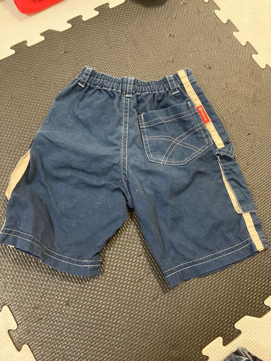 【2点セット】F.O.kidsエフオーキッズとトレンシャル95cm 半ズボン デニムハーフパンツ