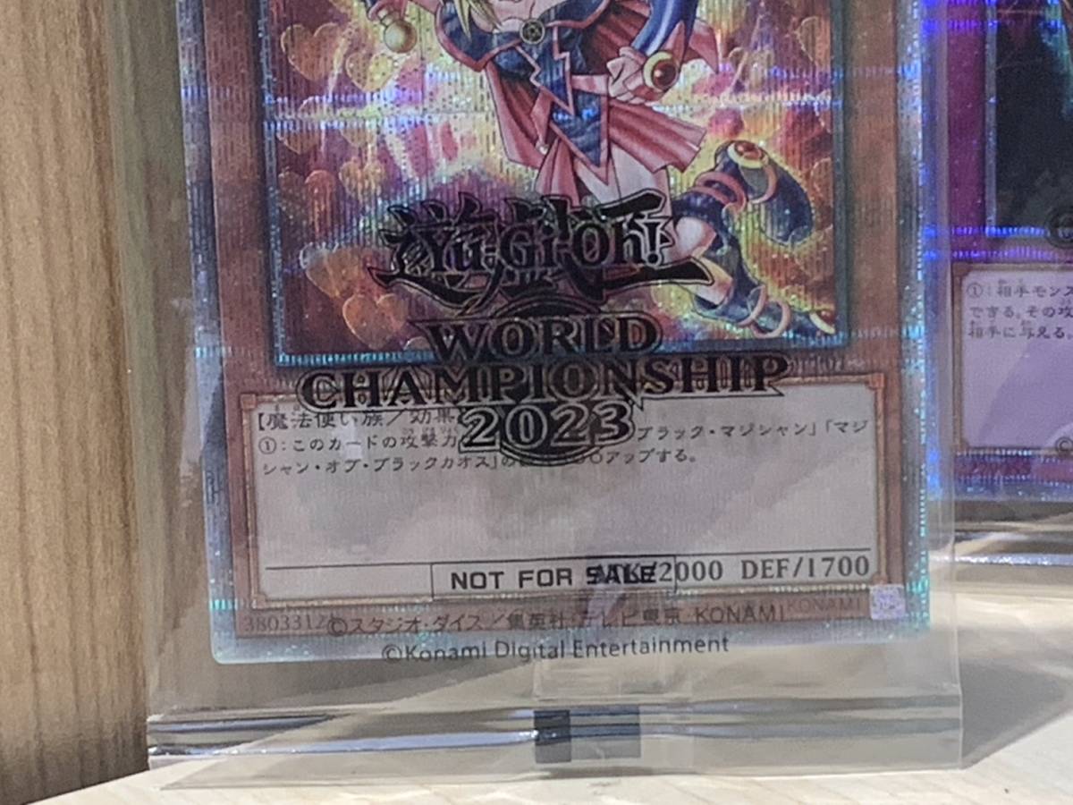 遊戯王 ブラックマジシャンガール 魔法の筒 25th シークレット 世界大会 WCS2023 来場者 入場特典 配布 ブラマジガール+おまけ/来場記念☆_画像4