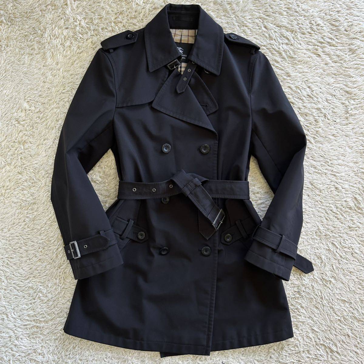 激安商品 圧巻ノバチェック M トレンチコート LABEL BLACK 『永遠の