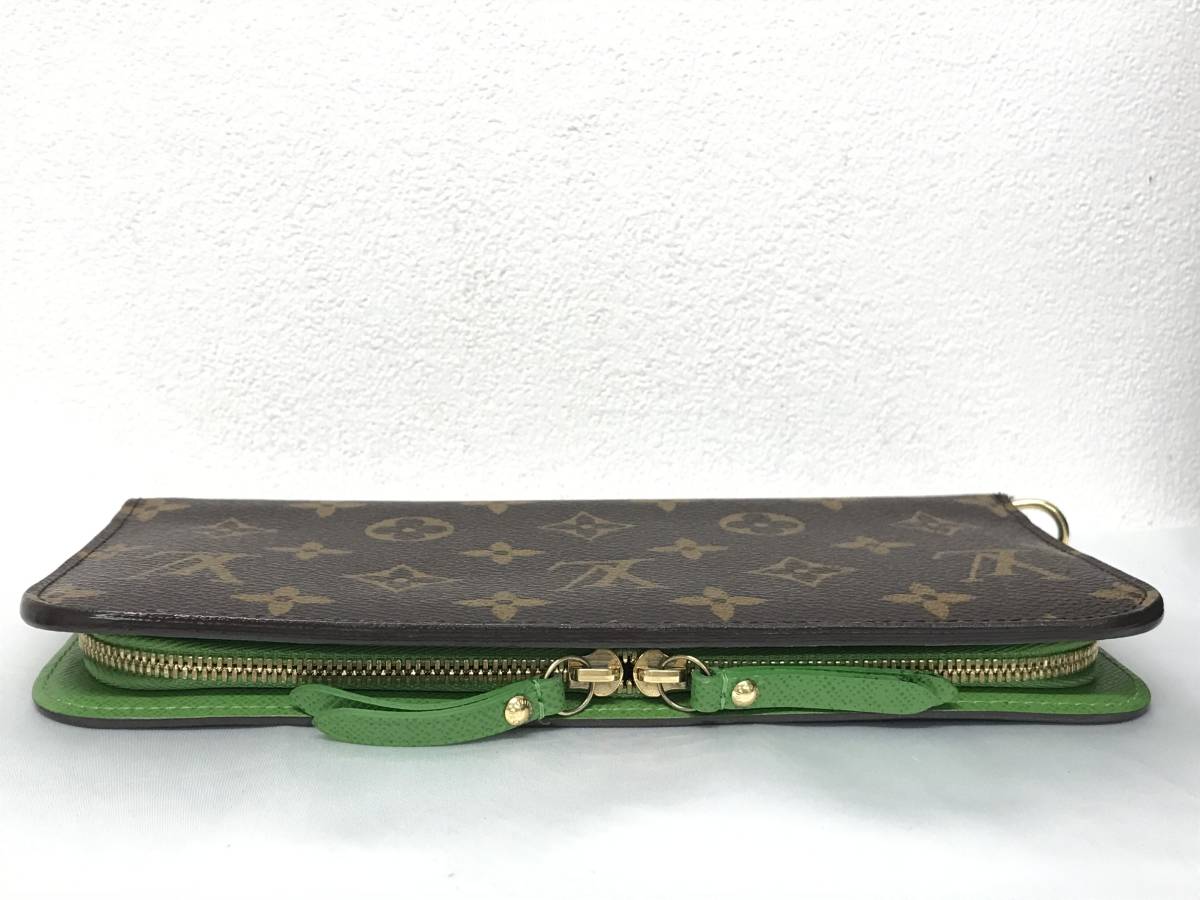 【美品】ルイ・ヴィトン LOUIS VUITTON 長財布 M66565 モノグラム ポルトフォイユ アンソリット ヴェール 2つ折り_画像3