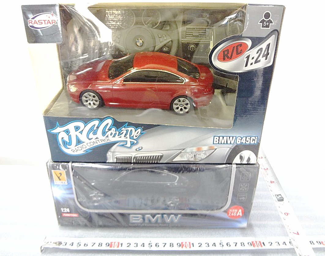 Kヌな1600 未使用 ラジコン BMW X6 645CI 1/24 2点セット おもちゃ トイラジコン
