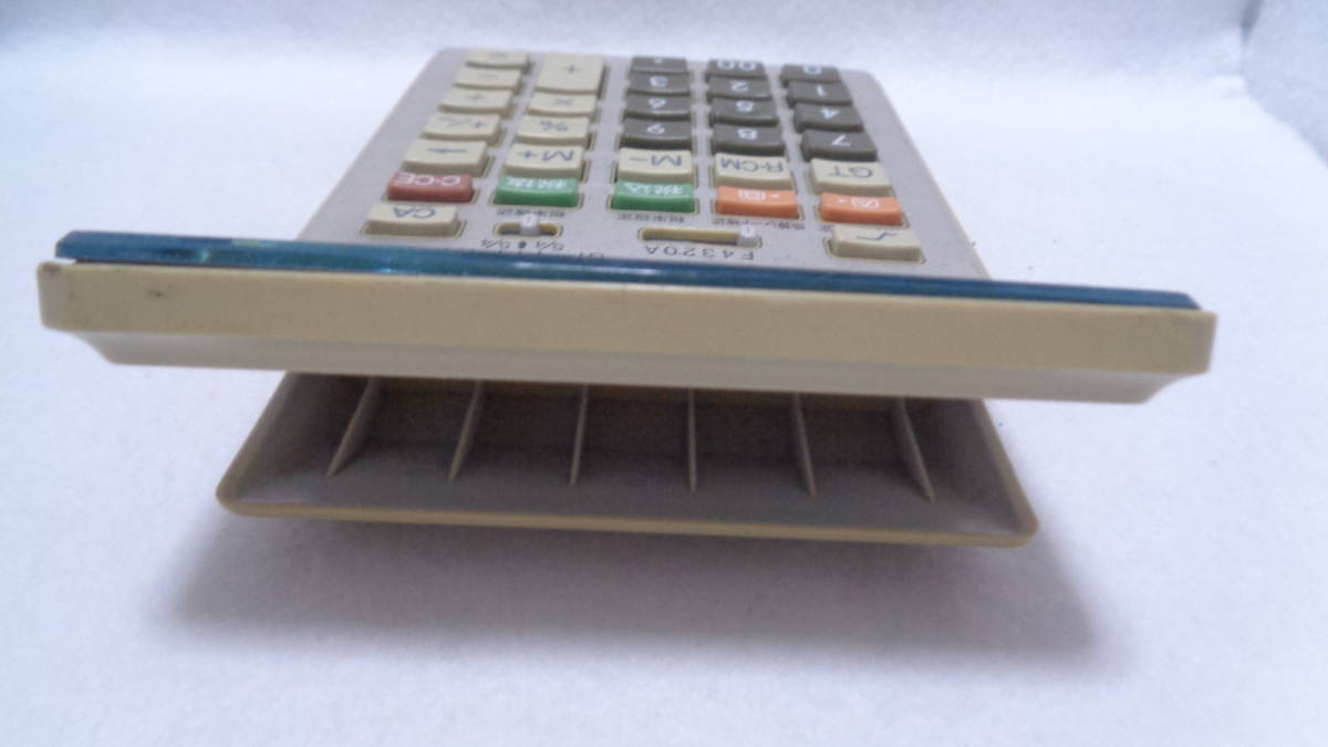 * retro *ZZZ* rare article [[ postage 370 jpy ] SHARP calculator ELSIMATE EL-N732K approximately 18cm×11cm Junk liquid crystal character . light battery little? sharp ] present condition delivery 