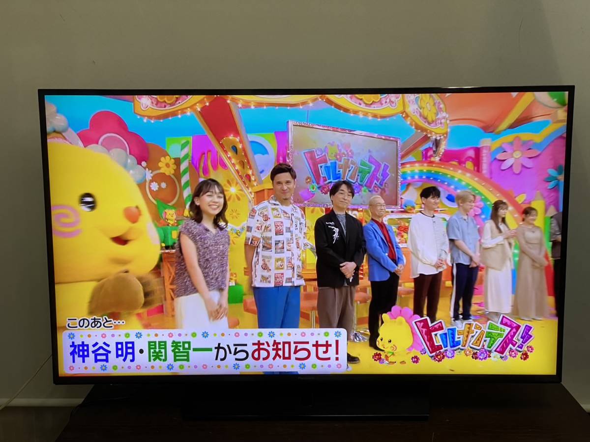 Panasonic 49V型4Kダブルチューナー内蔵液晶テレビ TH-49HX850 2020年