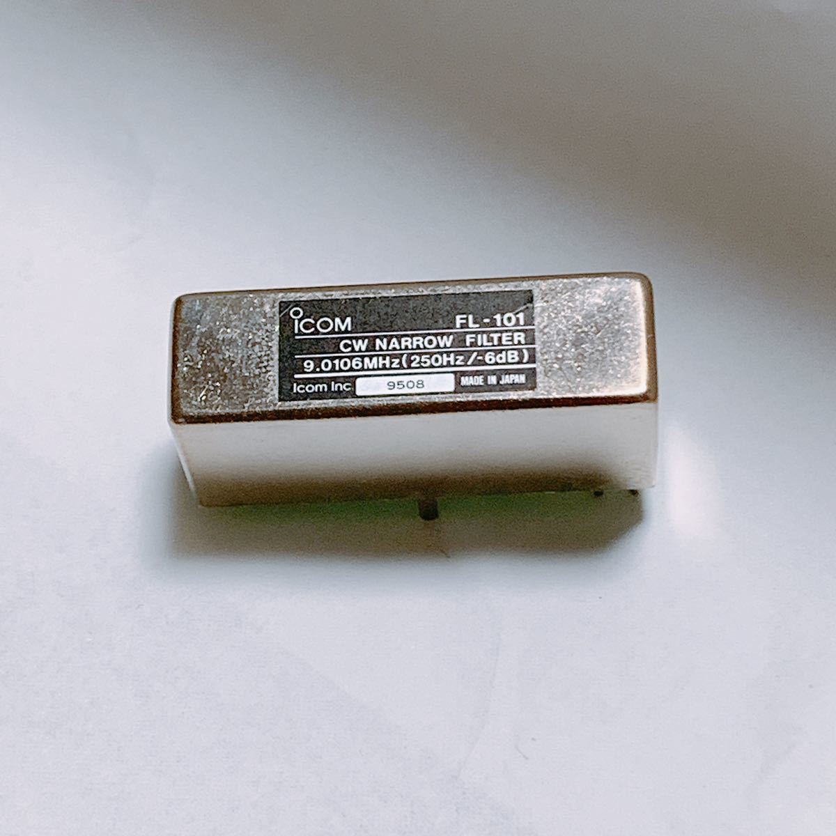 ☆アイコム 250Hz CWナローフィルター FL-101(現状渡し)☆ Yahoo!オークション - ICOM FL-101 CWナローフィルター アイコム