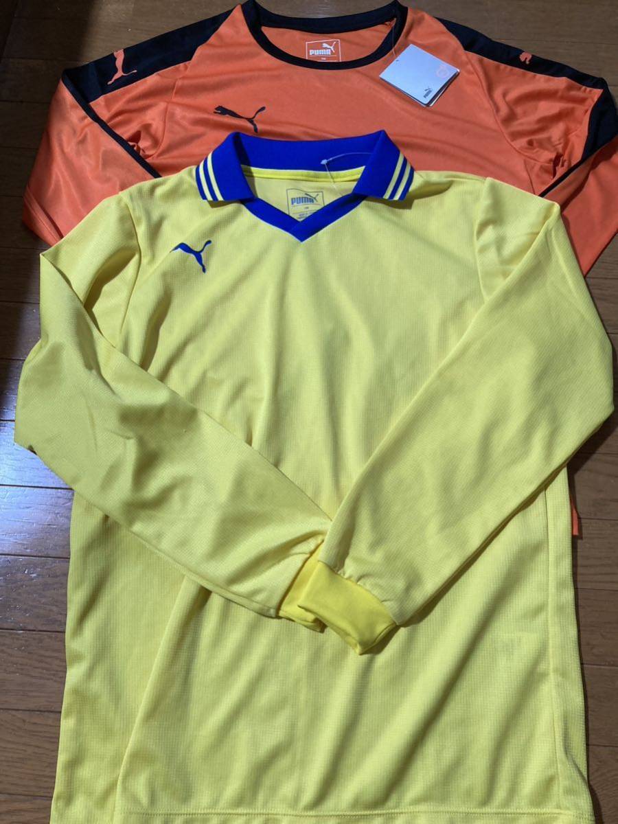 新品 正規品 プーマ サッカー/フットサル ゲームシャツ 長袖 2枚セット 160cm 703668_画像1