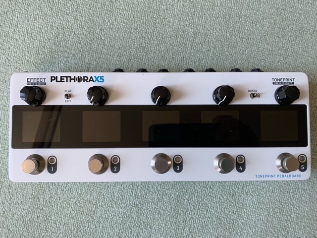 中古美品!! t.c.electronic PLETHORA X5 空間系マルチ 中古美品!! t.c.electronic PLETHORA X5 空間系マルチ