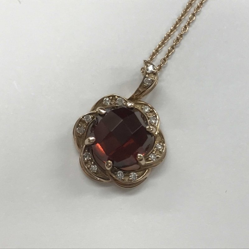 逸品】 フラワー ペンダント ネックレス ☆18金 総重量約3g K