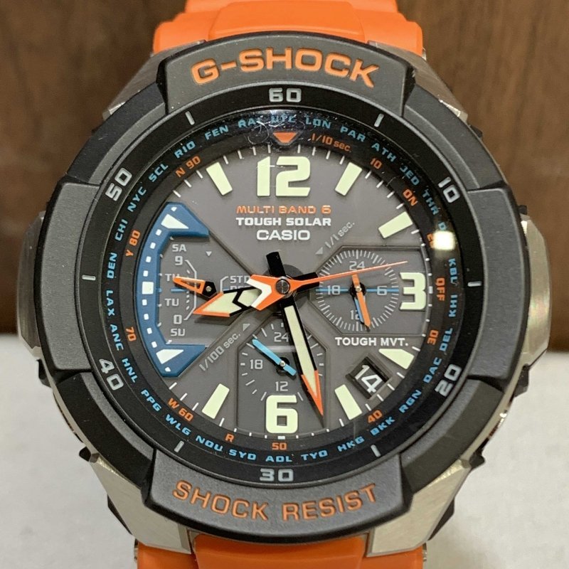 新発売の 腕時計 メンズ Ｇ－ＳＨＯＣＫ ＣＡＳＩＯ オレンジ 時計/247