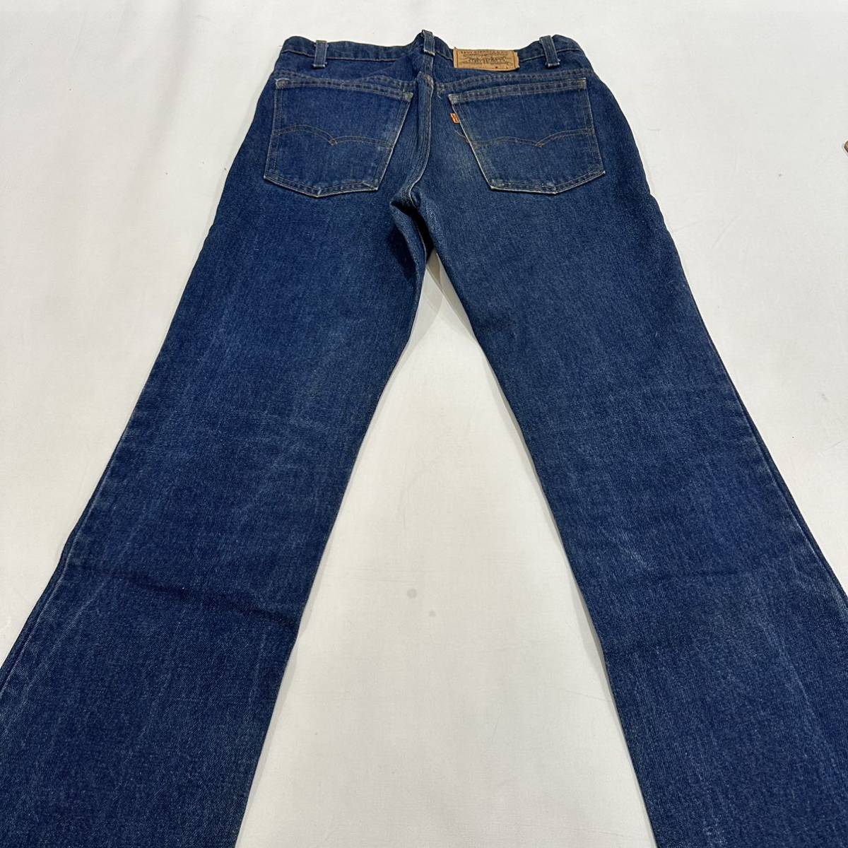 80s USA Levi's リーバイス オレンジタブ20517-0217 517 W32 L34 ブーツカット ボタン刻印575 米国製 vintage ジーンズ デニム_画像10