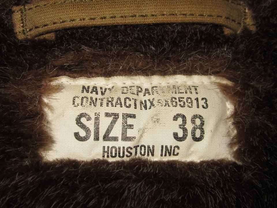 ヒューストン N-1デッキジャケット XLサイズ38 丈短め ワニ 