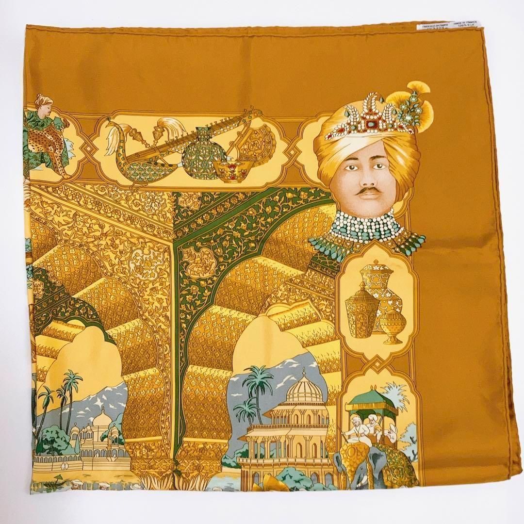 箱付き/極美品/HERMES/エルメス/シルク100%/カレ90/マハラジャの華麗