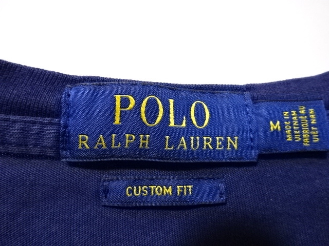 ●POLO RALPH LAUREN ポロ ラルフローレン 半袖Tシャツ M ビックポロ ビックポニー ●0924●_画像2