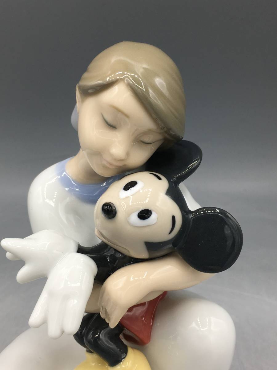  Lladro nao Disney Mickey Mouse девушка украшение figyu Lynn керамика керамика кукла 1641