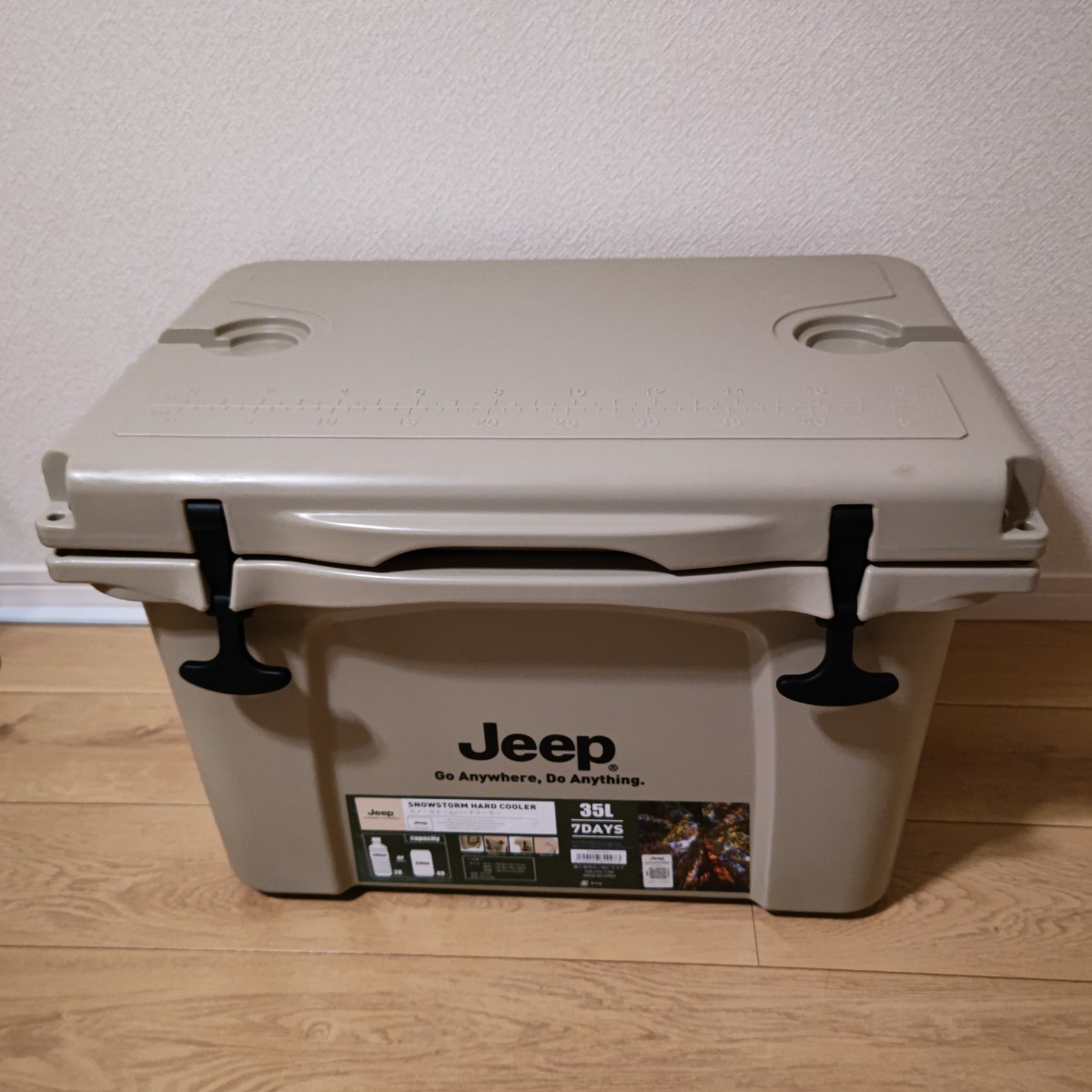 美品 ジープ クーラーボックス 35L タン ベージュ jeep｜PayPayフリマ