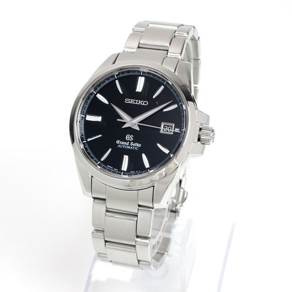 83 送料無料 3ヶ月保証付き 磨き済み 美品 本物 人気 Grand Seiko グランドセイコー SBGR031 9S55-00C0 ブラック メンズ 時計_画像2