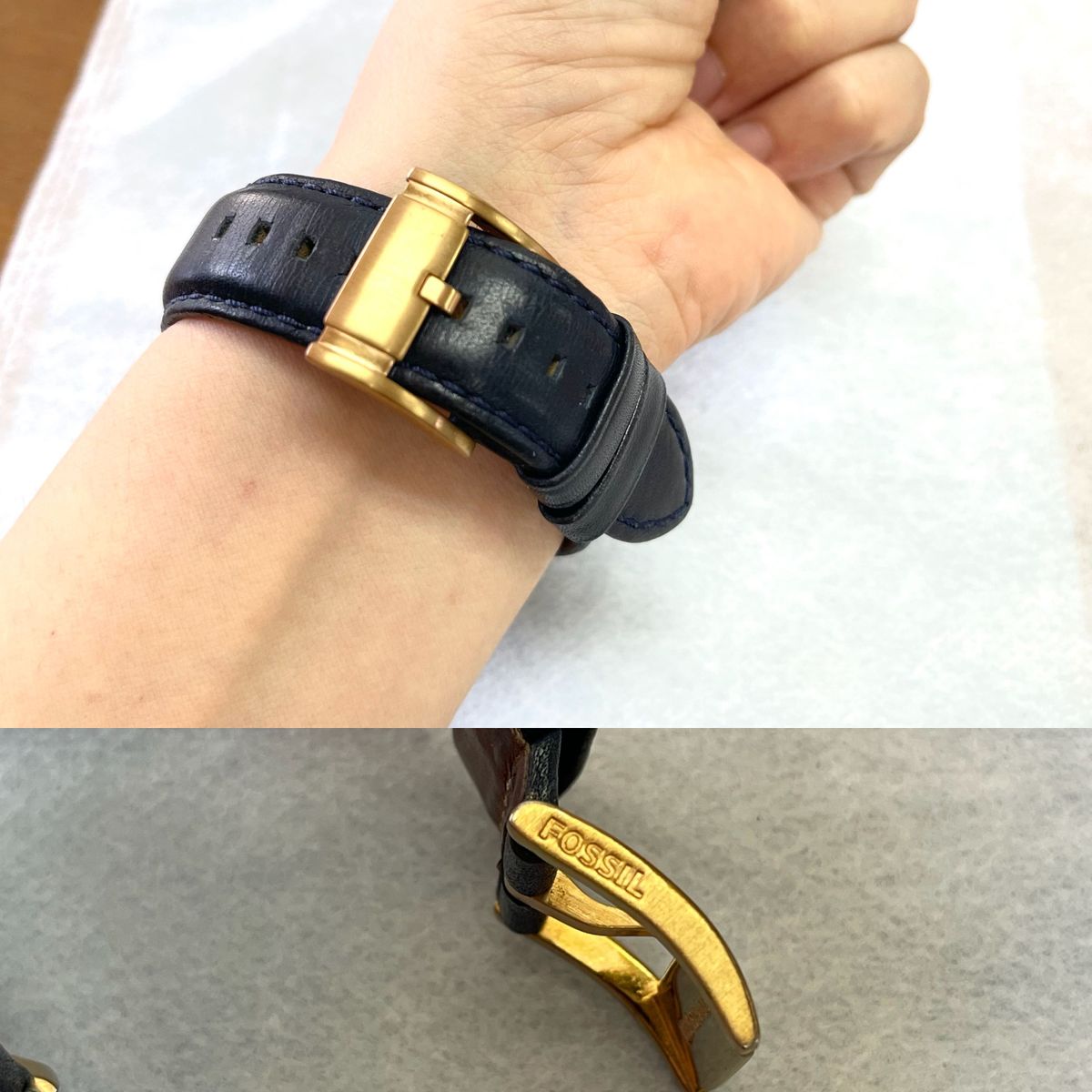 稼働 FOSSIL メンズ腕時計 ローマン ネイビー 紺色 フォッシル 稼働 FOSSIL メンズ腕時計 ローマン ネイビー 紺色 フォッシル
