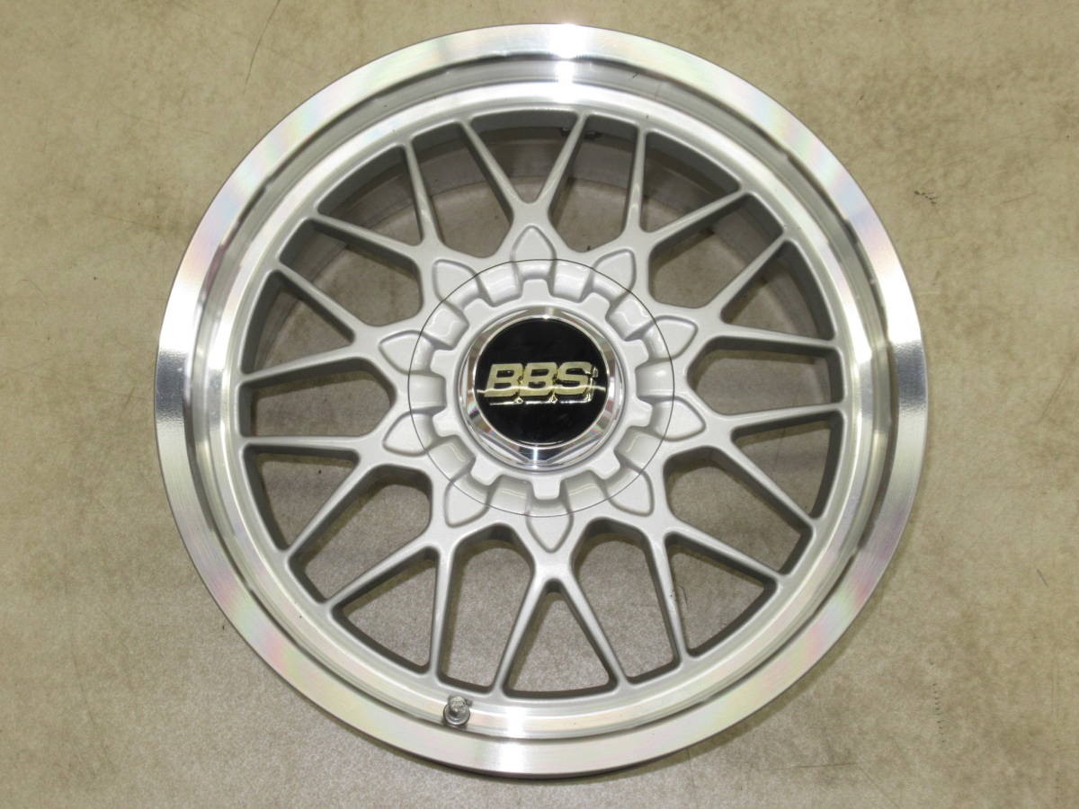 スペアやオブジェ等に！BBS RGⅡ RG160 8J-17 off+35 pcd114.3/4H ハブ径66ミリ ホイールのみ1本 シルビア,180SX,ローレル他！目立つ傷無し_画像1