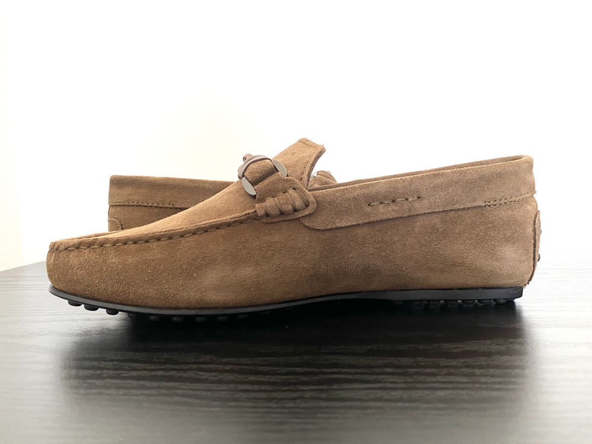 トッズ 新品 5 5 TOD'S スエード ドライビング シューズ メンズ 革靴