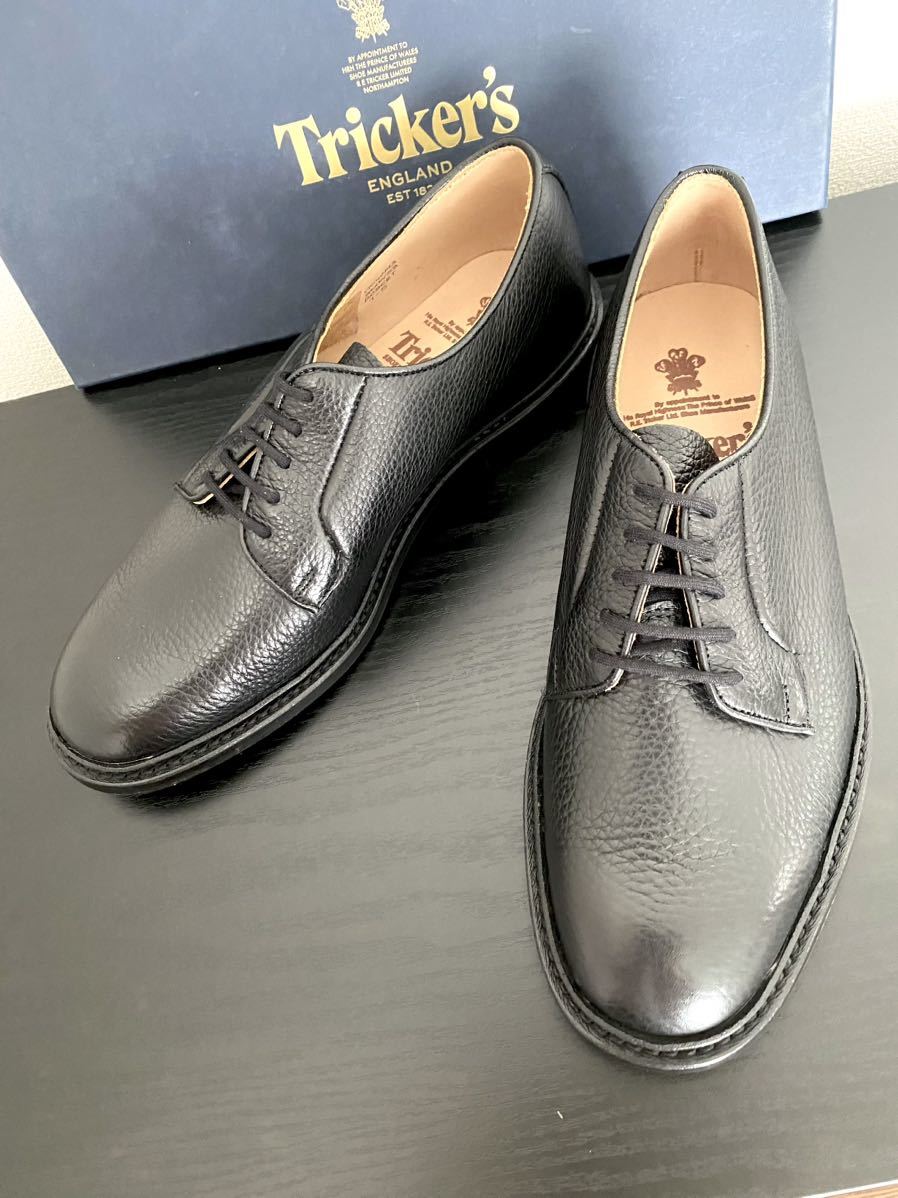 格安 Tricker's 新品 UK7トリッカーズ イギリス 英国 シュリンク黒