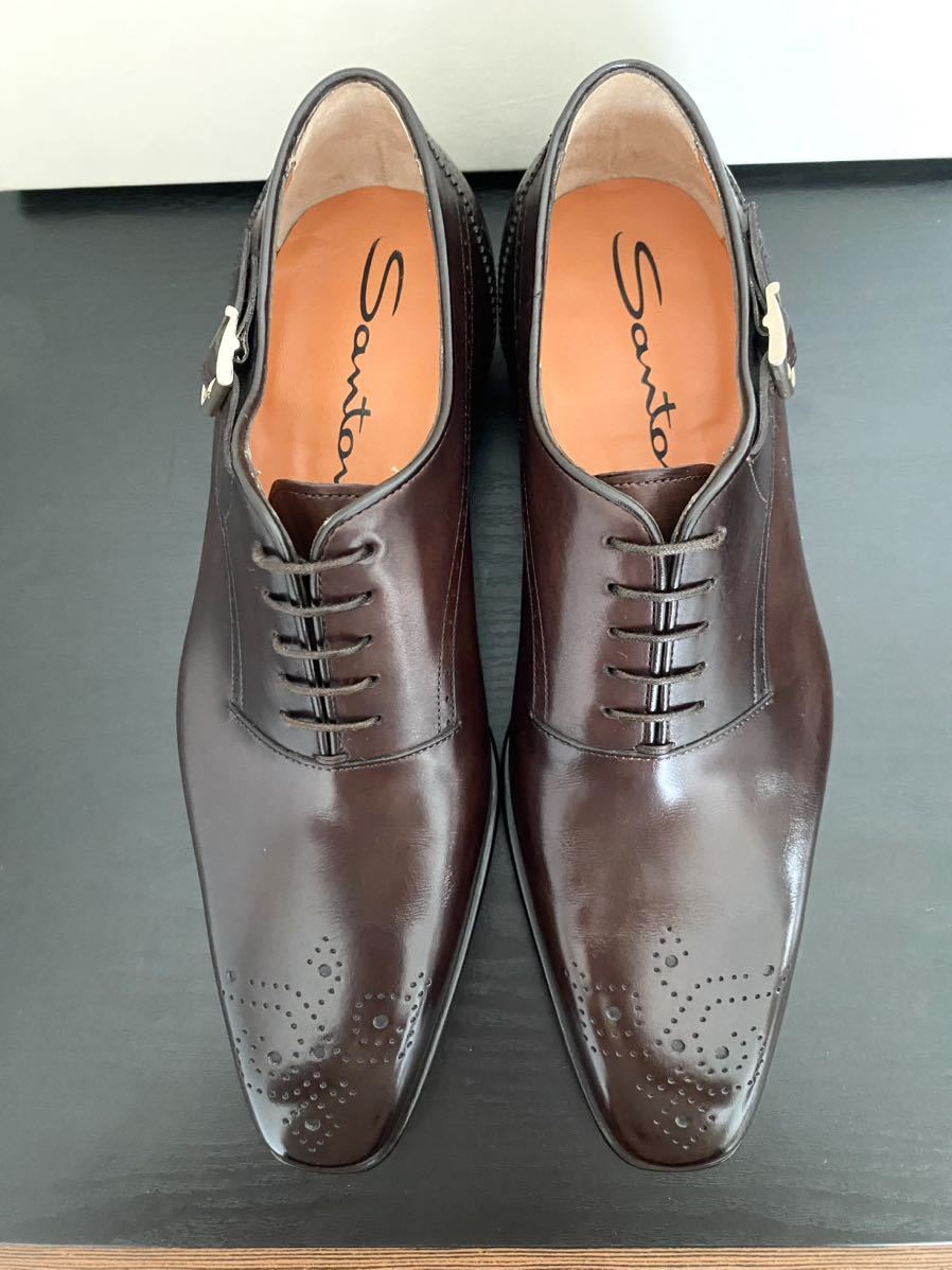 santoni ビジネスシューズ 7 ブラウン