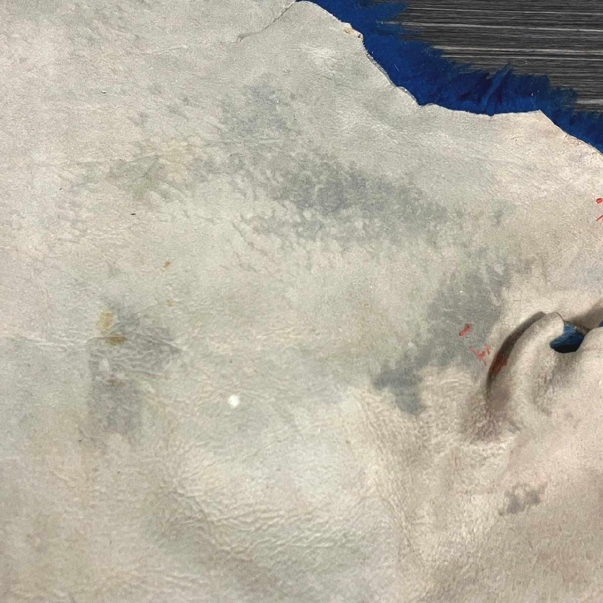 ムートンラグ ラグマット 敷物 羊毛 シープスキン 毛皮 約102cm×92cm　091510w/T2_画像8