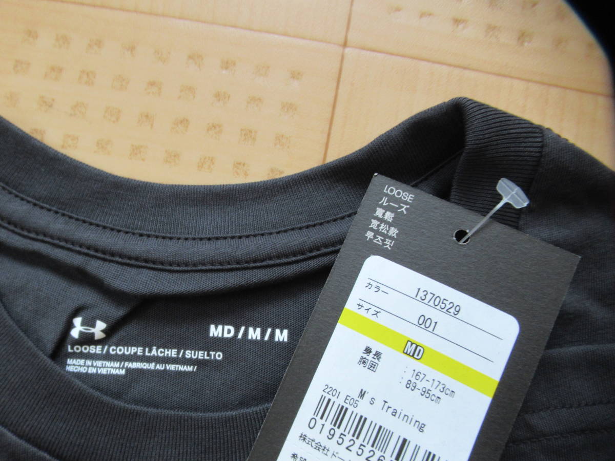 即決新品 MDサイズ UNDER ARMOUR 半袖Tシャツ ブラック アンダーアーマー②