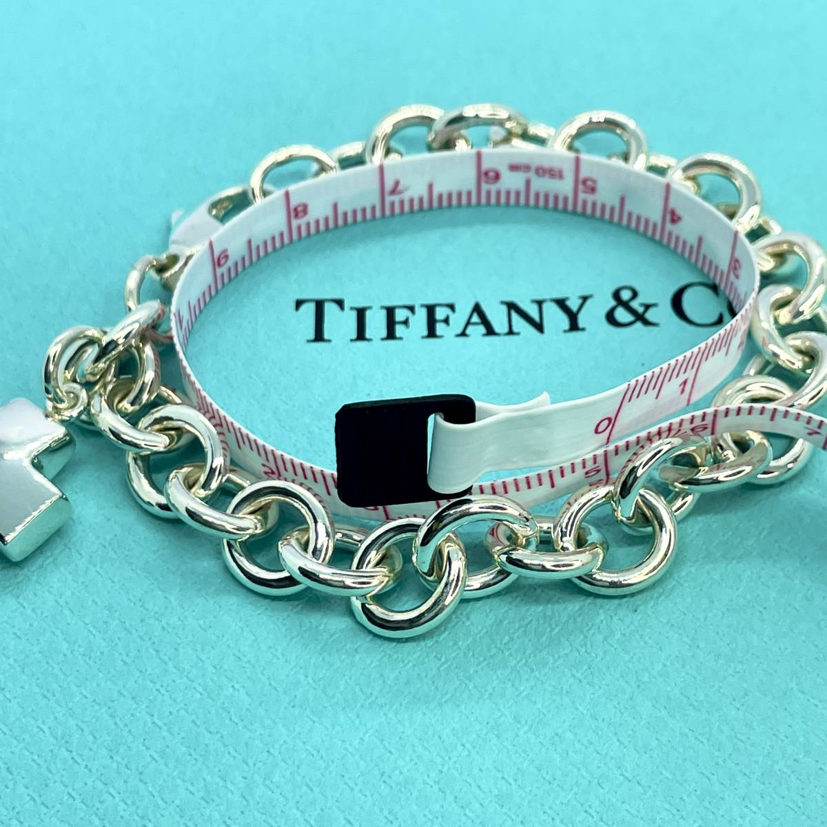 ティファニー ローマンクロス ブレスレット　シルバー　ヴィンテージ　Tiffany　925　長さ約18cm ★362
