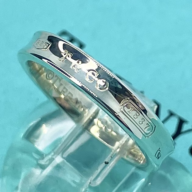 未使用品】20号 ティファニー TIFFANY&Co シルバー 1837 ナロー ワイド