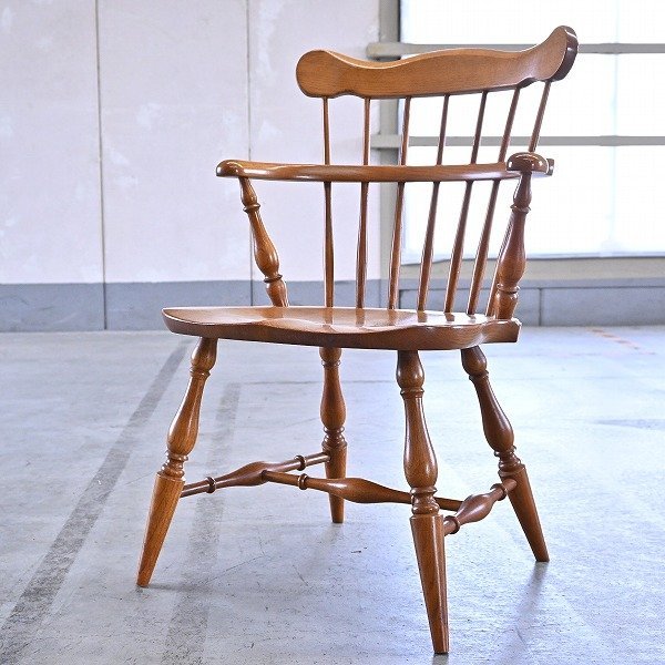 柏木工 アーム ウィンザーチェア オーク材 無垢 コムバック 椅子