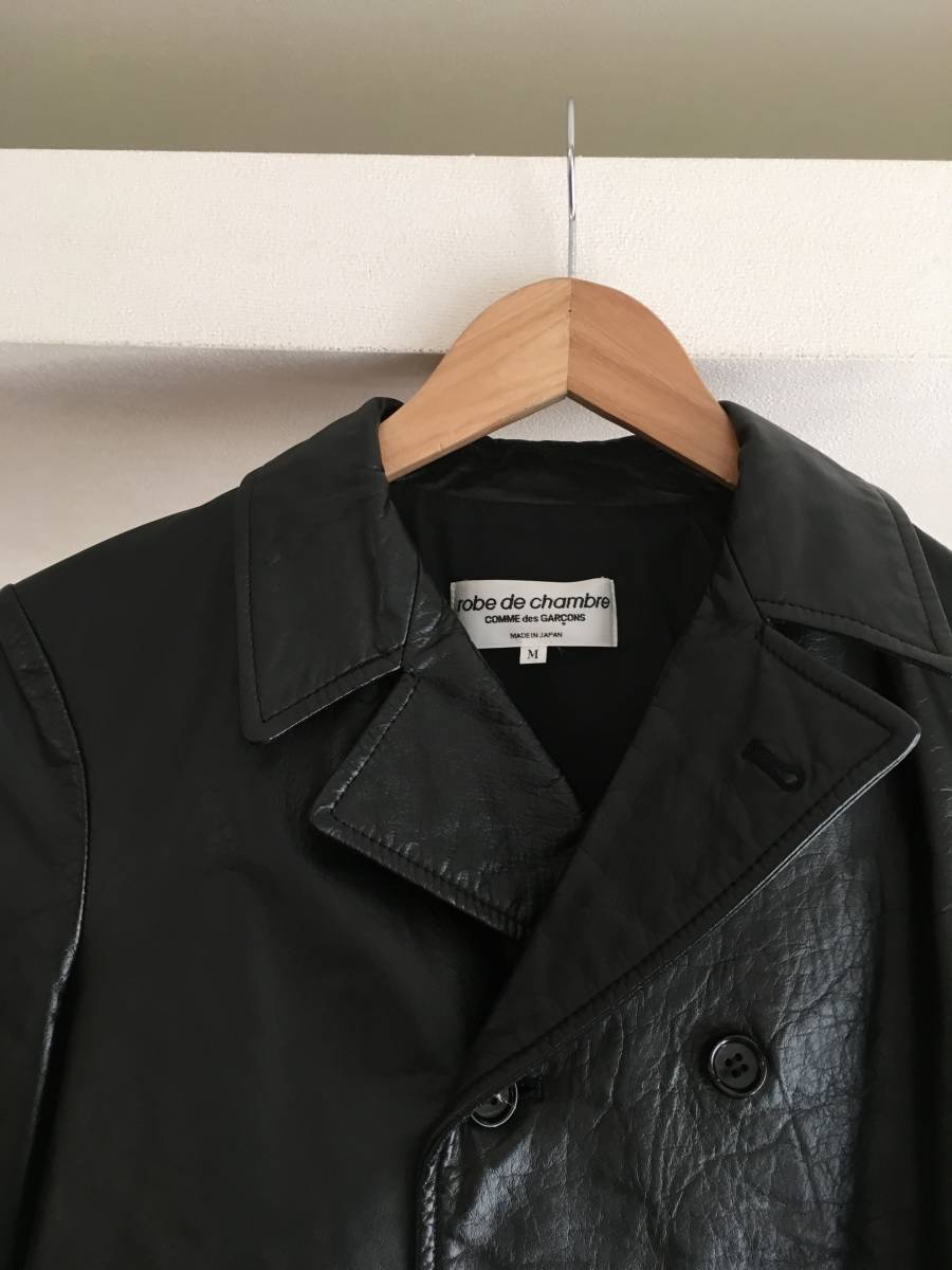 値下げ】 chambre de robe 美品 COMME コムデギャルソン 牛革 レザー