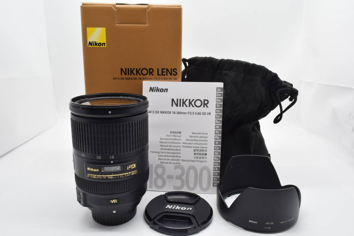 新素材新作 NIKKOR DX AF-S Nikon 18-300mm VR☆2166a ED f3.5-5.6G