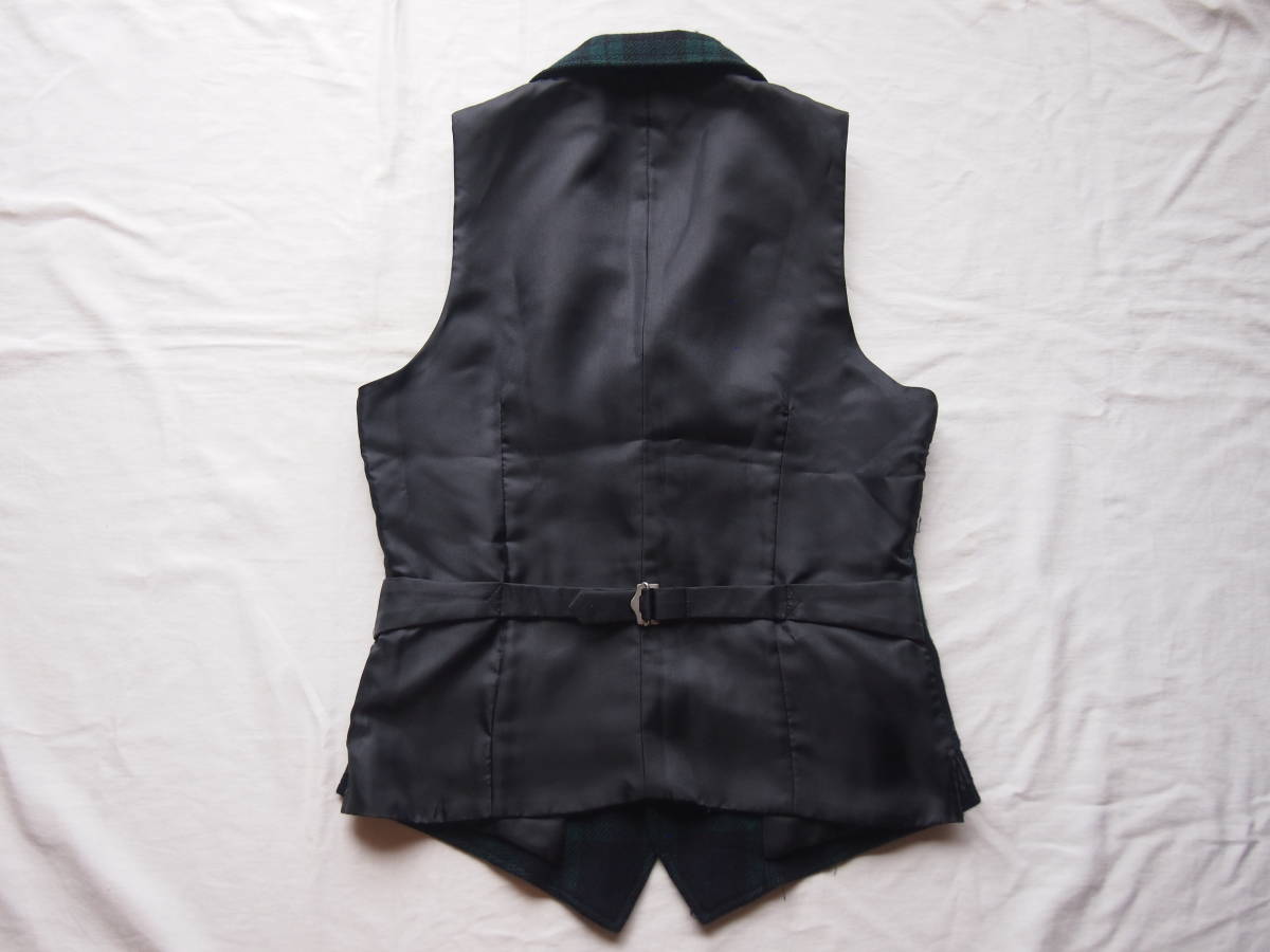 Beams Boy Beams檢查羊毛背心最佳Gillet 原文:Beams Boyビームス チェックWool Vest　ベスト　ジレ