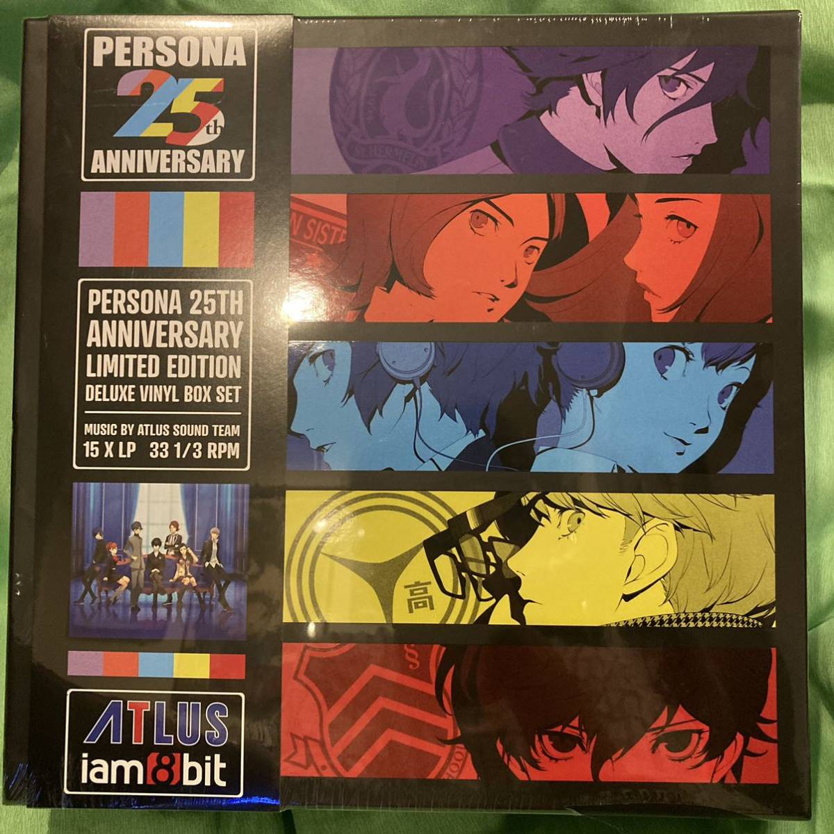 ペルソナ 25周年アニバーサリー レコード ボックスセット Persona 25th Anniversary Deluxe Vinyl Box Set LP アトラス ゲーム音楽 iam8bit_画像2
