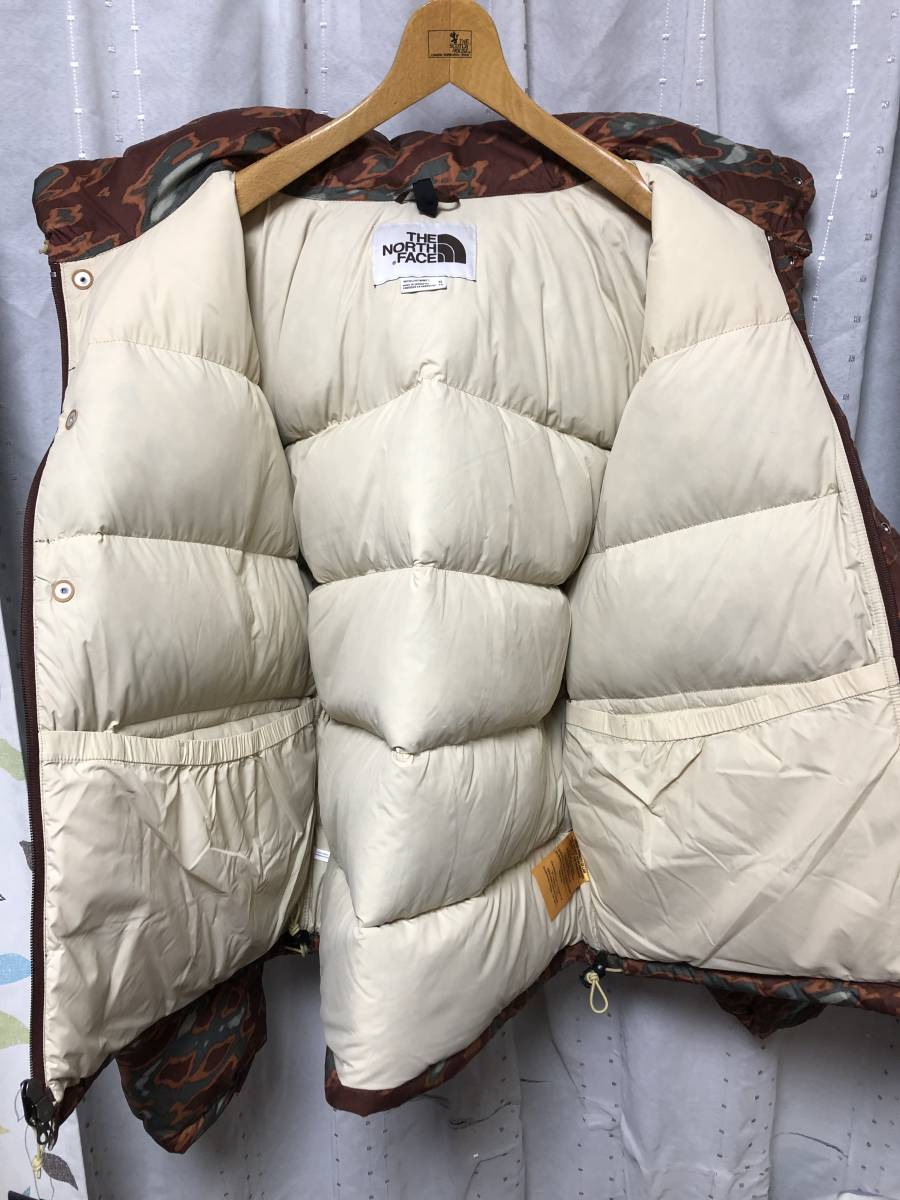 新品 The North Face Printed 71 Sierra Down Short Jacket US XL 海外モデル 国内未発売 ヌプシ ダウン ジャケット jkt 