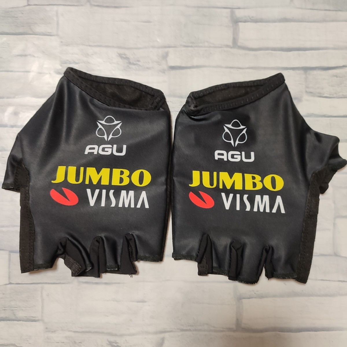 支給品　グローブ　Jumbo visma　手袋　AGU　ユンボヴィスマ　XXL　サイクルジャージ　ロードバイク ロットLottoNL ヴィンゲゴー　ワウト_画像1
