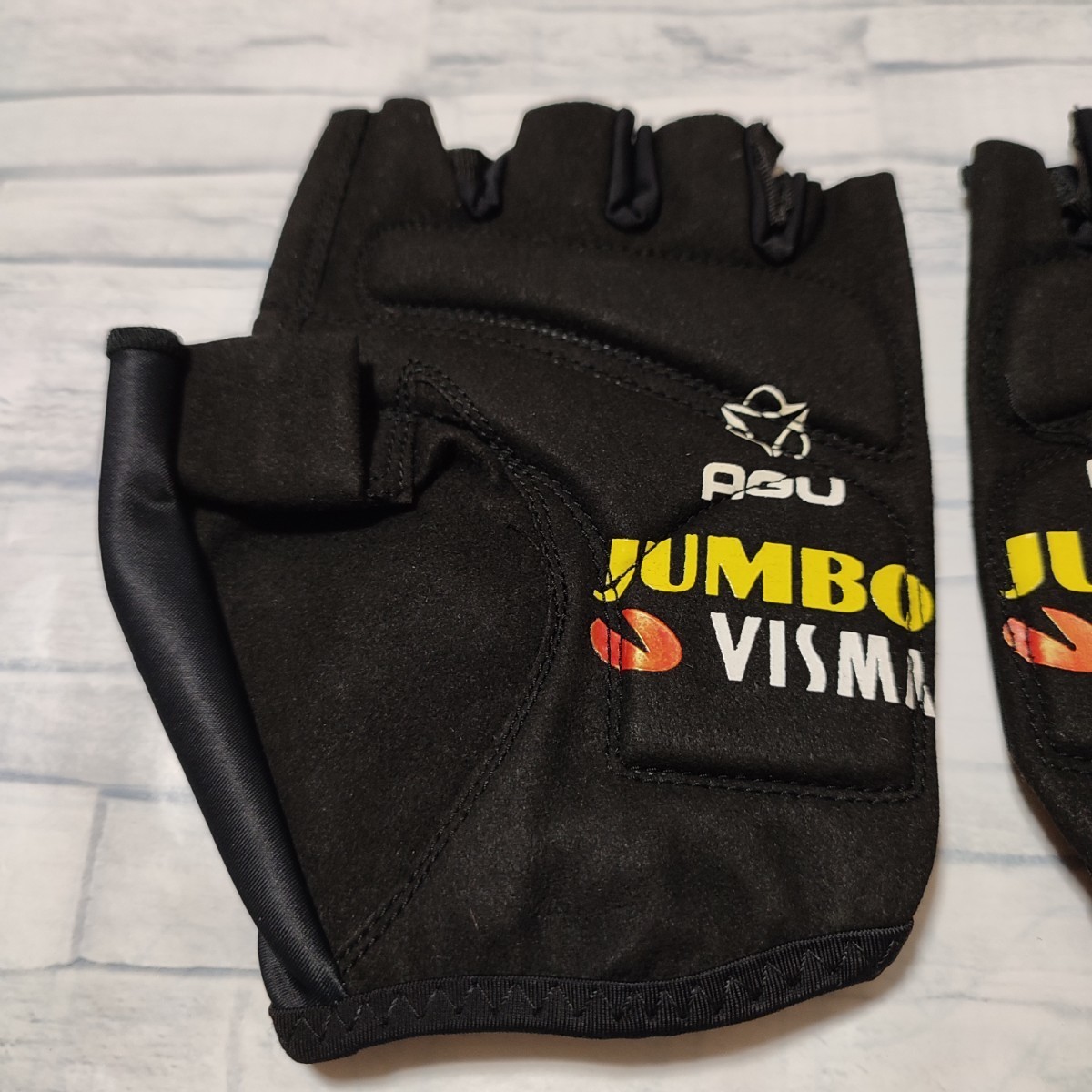 支給品　グローブ　Jumbo visma　手袋　AGU　ユンボヴィスマ　XXL　サイクルジャージ　ロードバイク ロットLottoNL ヴィンゲゴー　ワウト_画像3