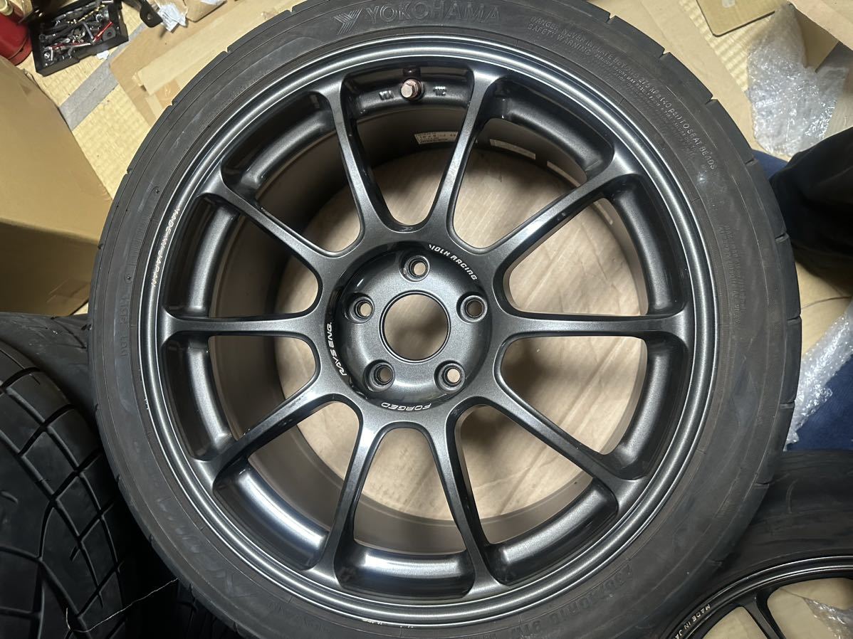 ZE40 8.5j42 9.5j45 18インチ 5H114.3 4本セット 5穴 レイズ鍛造 rays jzx100 シルビア スカイライン WRX インプレッサ 255/35 235/40 te37_画像3