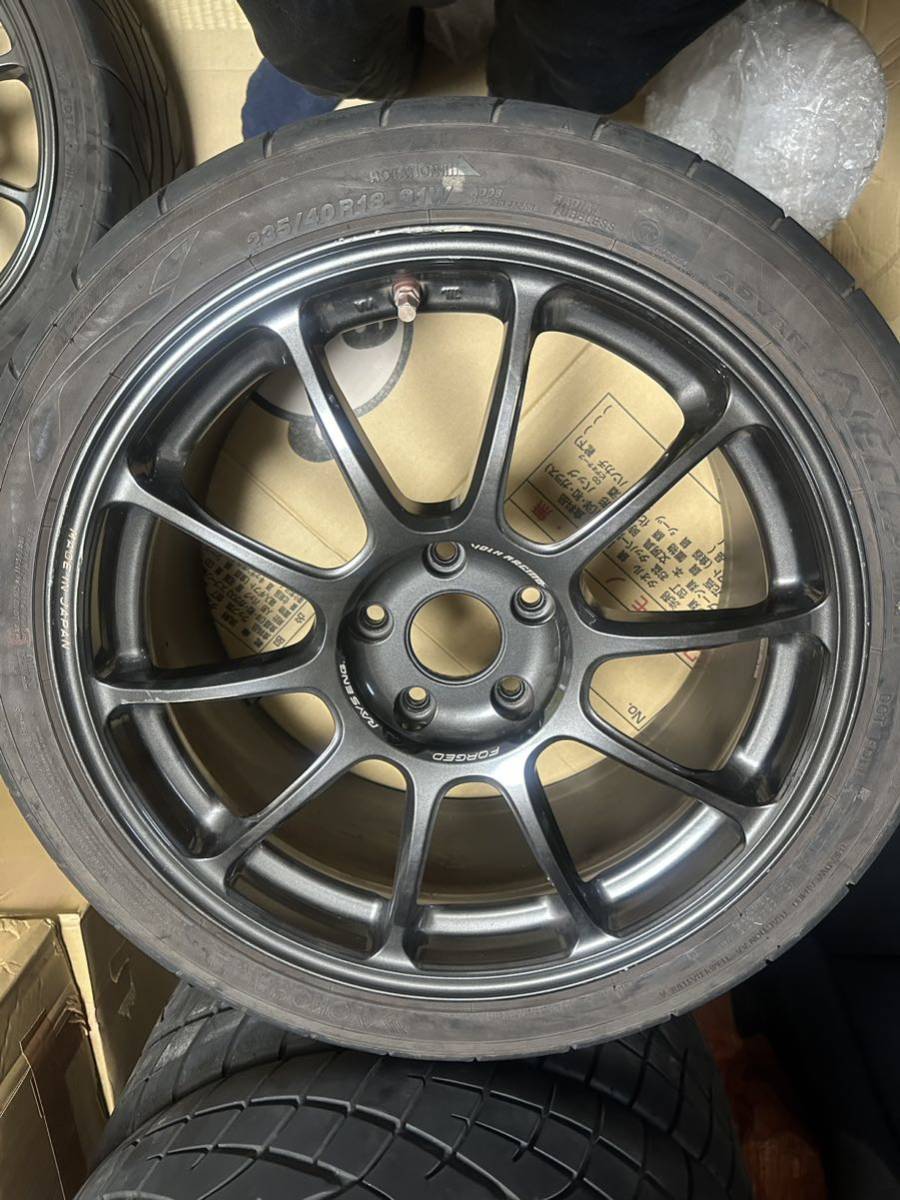 ZE40 8.5j42 9.5j45 18インチ 5H114.3 4本セット 5穴 レイズ鍛造 rays jzx100 シルビア スカイライン WRX インプレッサ 255/35 235/40 te37_画像4