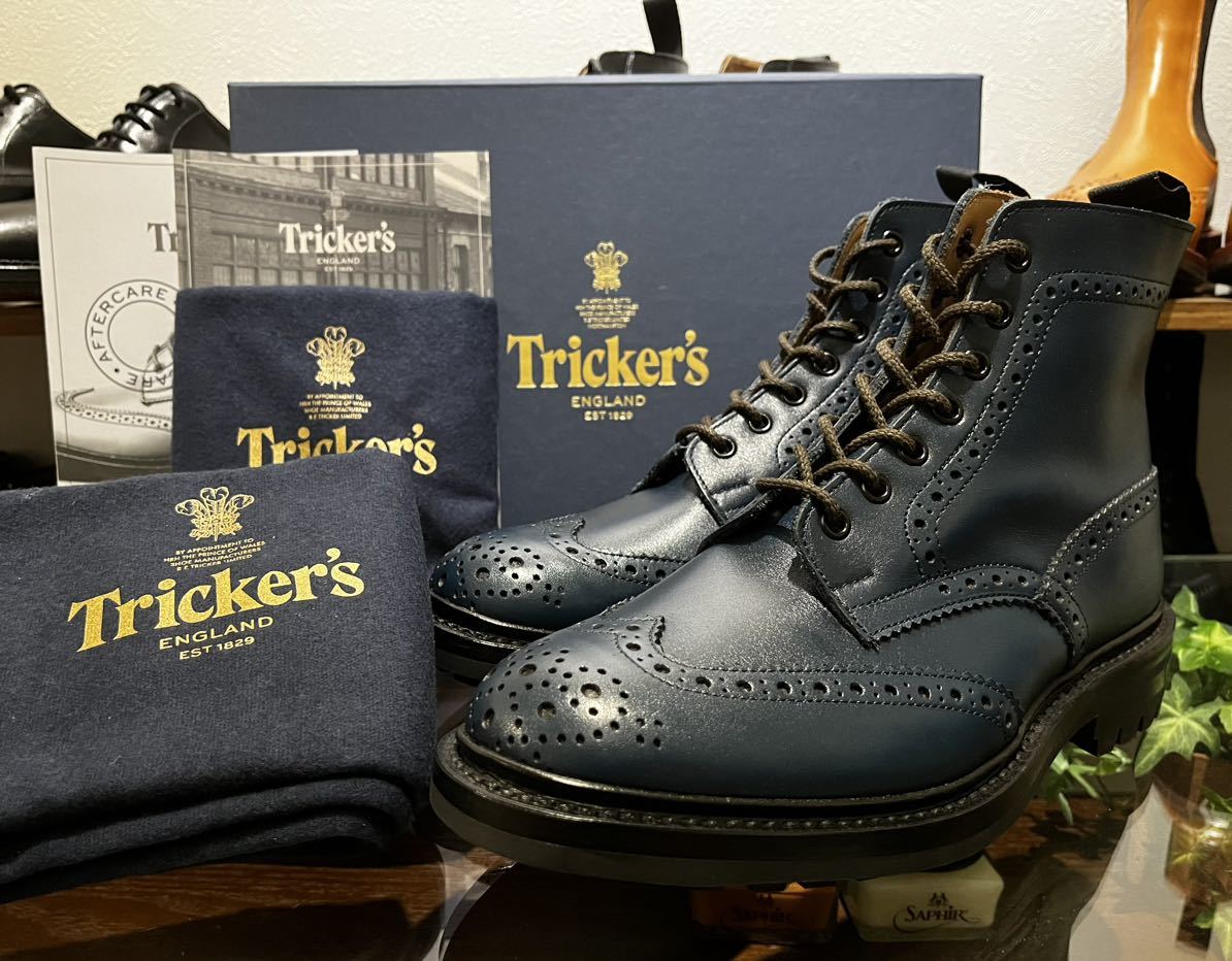 充実の品 新品 Tricker's トリッカーズ カントリーブーツ UK7 Stow UK7