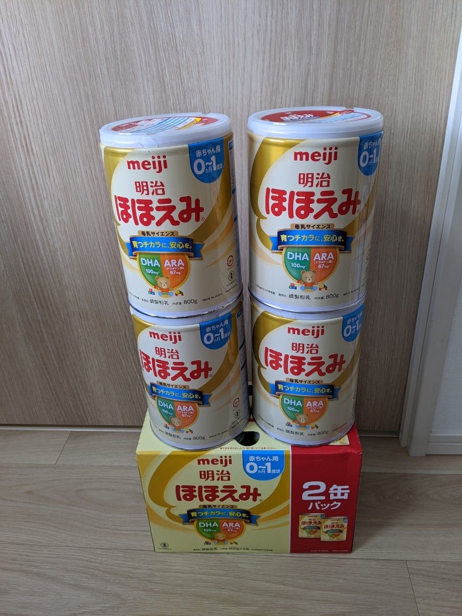 明治ほほえみ粉ミルク 800g×6缶-