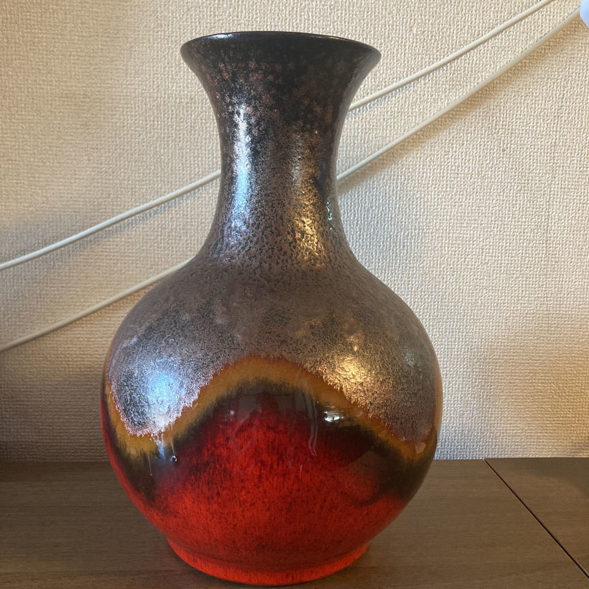 購入人気の商品 Walter Gerhards 60s.70s Fat Lava ファットラバ 花瓶 ビンテージ フラワーベース ミッドセンチュリー