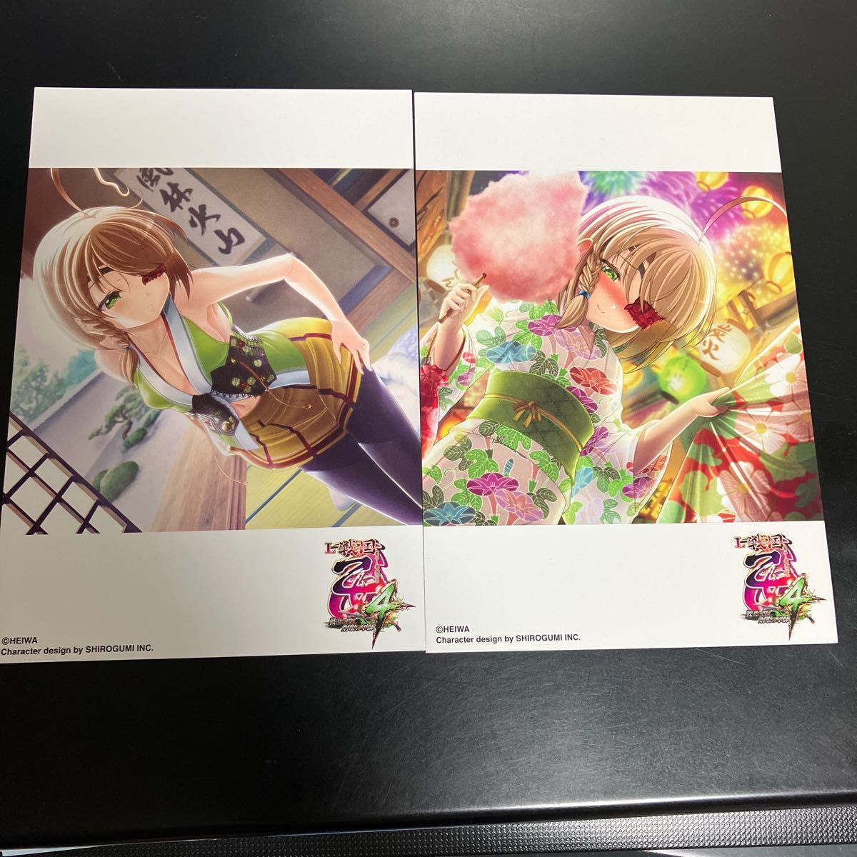 L 戦国乙女4 山本カンスケ デザイン紙カード 3種 未使用 L 戦国乙女4 山本カンスケ デザイン紙カード 3種 未使用